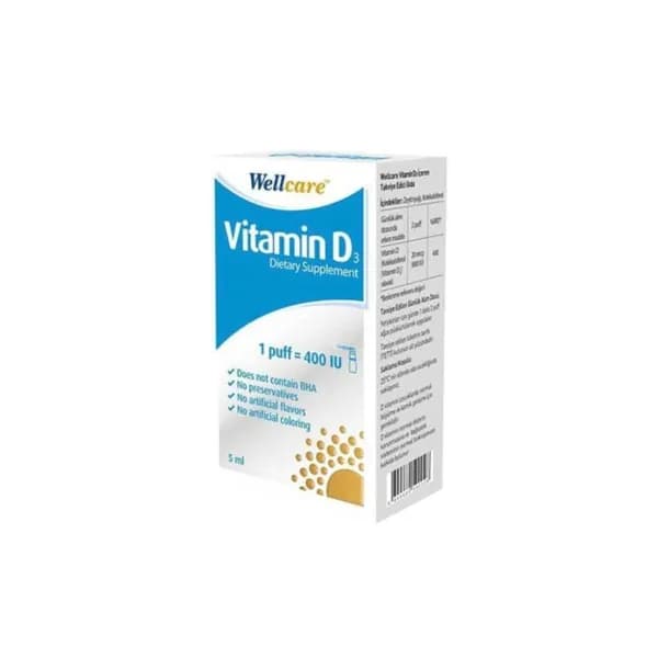 Wellcare Витамин D3 400 МЕ 5 мл