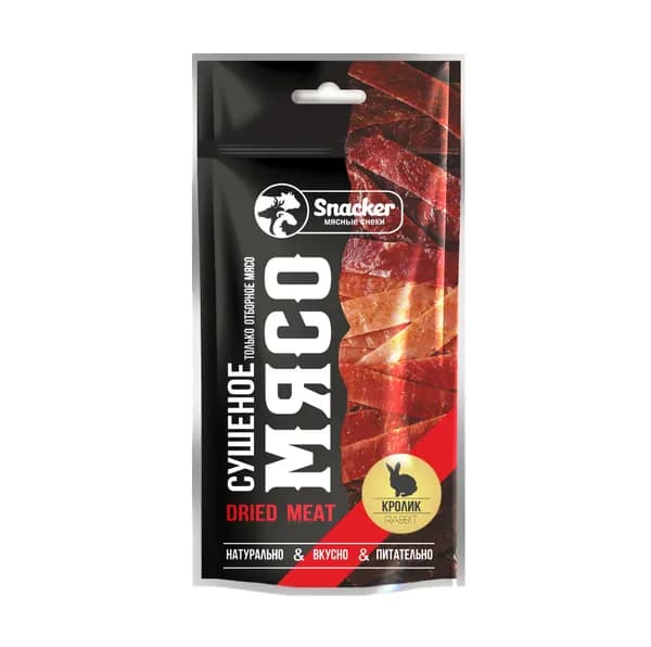 Кролик сушеный Snacker 30г, Россия