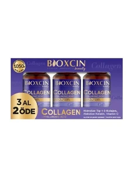 дополнение перед тренировкой Bioxcin Beauty Collagen 30 таблеток (3 упаковки)
