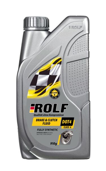 Жидкость тормозная ROLF Brake & Clutch Fluid Dot-4 CLASS 6 910 г