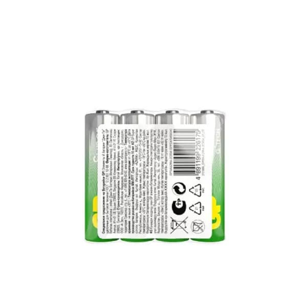 Gp Батарейка 15AA21RA - 2CRS4 96 384 Super Alkaline G - Tech 4шт. в уп - ке 4891199226175
