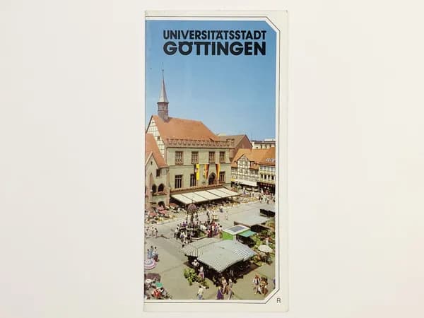 Universitatsstadt Gottingen (Университетский город Геттинген). Буклет. План-карта города