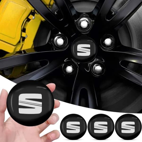 4 шт Сиат (SEAT) автомобильных колпачков для ступиц диаметром 56 мм