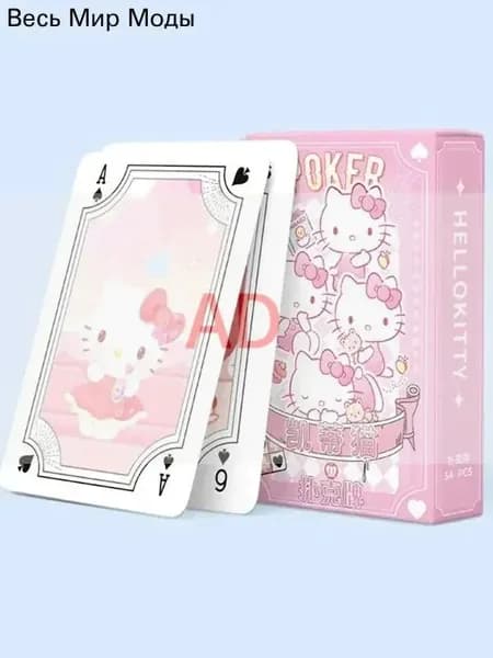Карты игральные Hello Kitty Куроми Cinnamoroll аниме