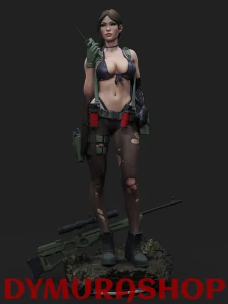 Фигурка Коллекционная Неокрашенная 0600 Quiet by Dellas 1/22 Одетая