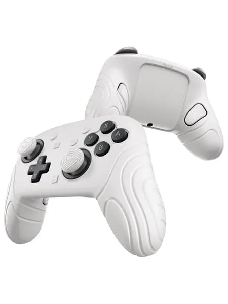 PlayVital Силиконовый Чехол для Nintendo Switch 2 Pro controller, Samurai, Белый, с аксессуарами