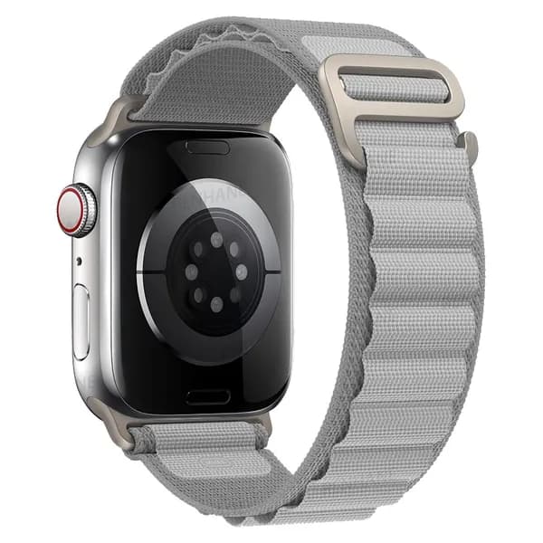 Тканевый ремешок для смарт-часов Apple Watch Series 1-10 , SE , Ultra и Ultra 2 42mm , 44mm , 45mm , 49mm ; Нейлоновый браслет для умных часов Эпл Вотч
