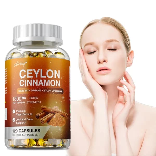 Биологически активная добавка Airboy Organic Ceylon Cinnamon поддерживает здоровье суставов и головного мозга.