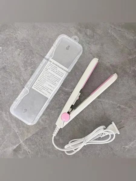 Mini Straightener V1 Устройство для выпрямления и завивки волос, керамические пластины, 25 Вт