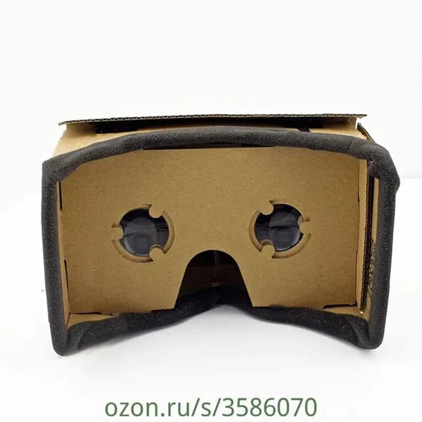 Очки виртуальной реальности Cardboard VR с ремешком для головы