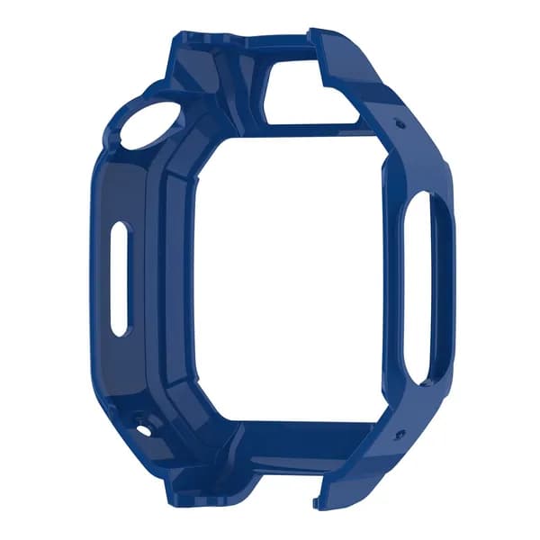 Чехол и плёнка для Huawei Watch Kids X1/X1 Pro, полупрозрачный PC, синий