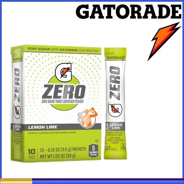 Изотоник Gatorade Thirst Quencher Powder Sticks 10 Pack x 2.9g Lemon Lime