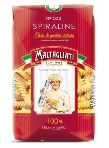 Maltagliati Макаронные изделия №102 Спираль лигурийская, 450г