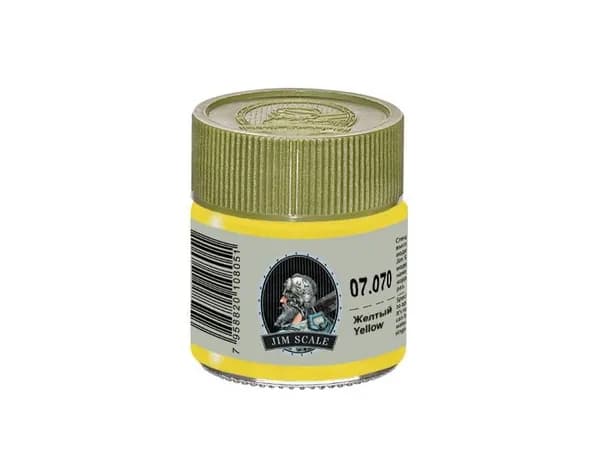 Спиртовая краска Jim Scale Желтый Yellow, 10 мл