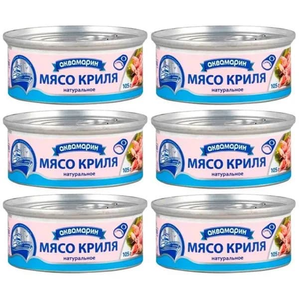 Мясо криля натуральное 105 гр.