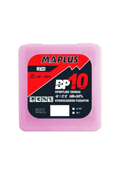 MAPLUS Твердая восковая основа BP10 PERFORMANCE SOLID WAX BASE RED 250g