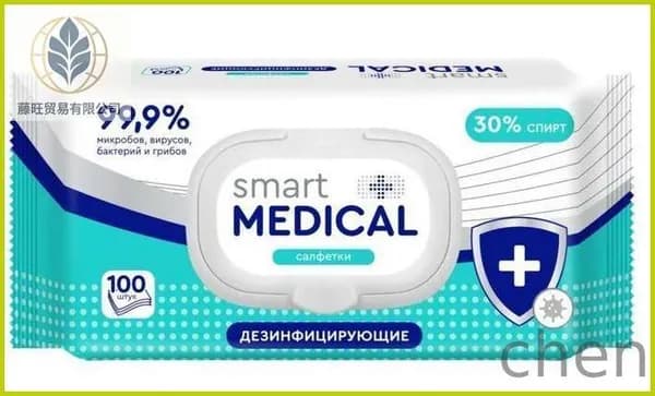 Салфетки влажные SMART MEDICAL дезинфицирующие, 100шт