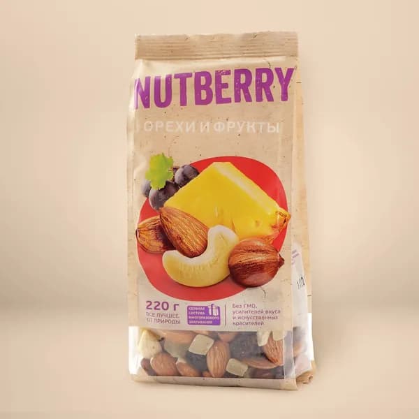 Орехи фрукты смесь NUTBERRY 220 гр