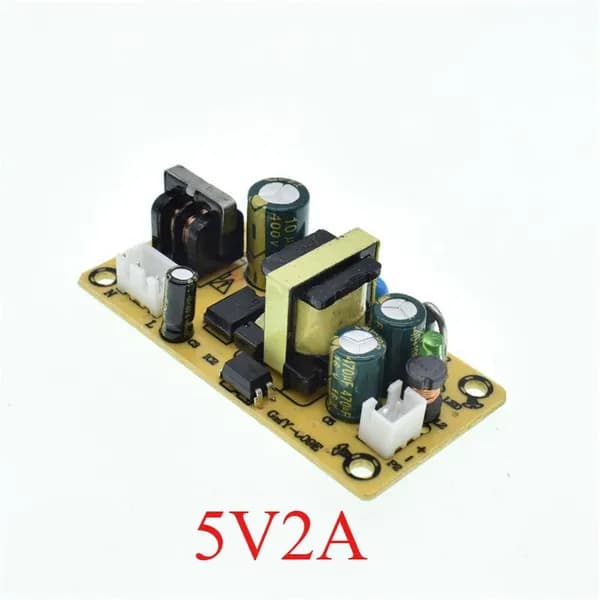 Модуль импульсного питания AC-DC 12V 1.5A 5V 2A с открытой схемой от 100-265 В до 12 В 5 В Плата для замены /ремонта, без проводов