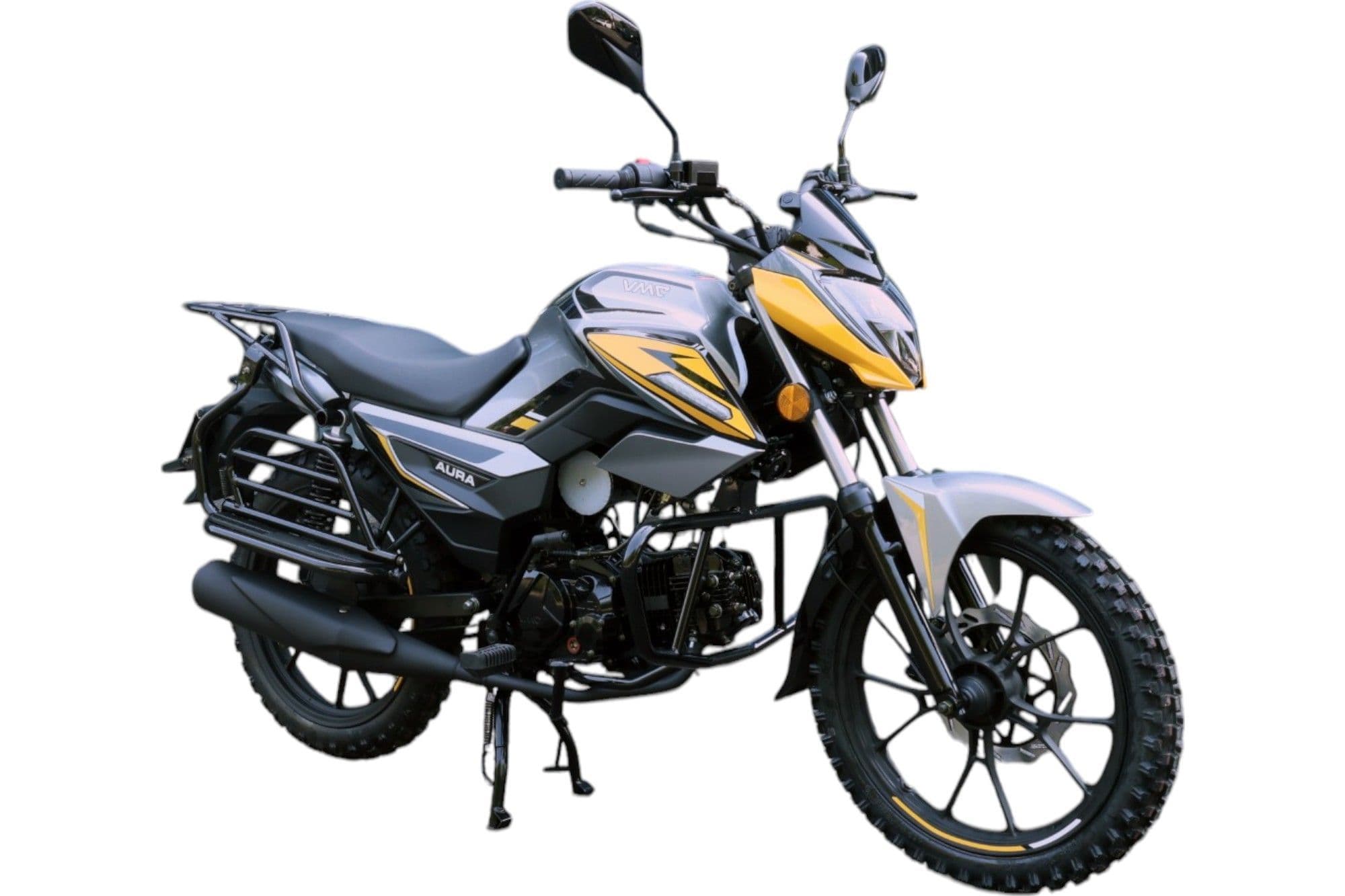 Мопед бензиновый 14л.с. VMC Aura RS R1250 ( с баланс валом, без ПТС, под 49) черный желтый