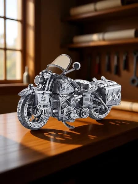 Мотоцикл BMW+ 3 - мерная металлическая ручная сборка