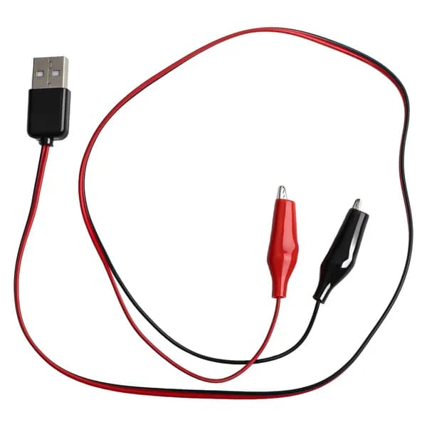 для тестового зажима Alligator, адаптера соединителя USB "папа-мама", шнура питания