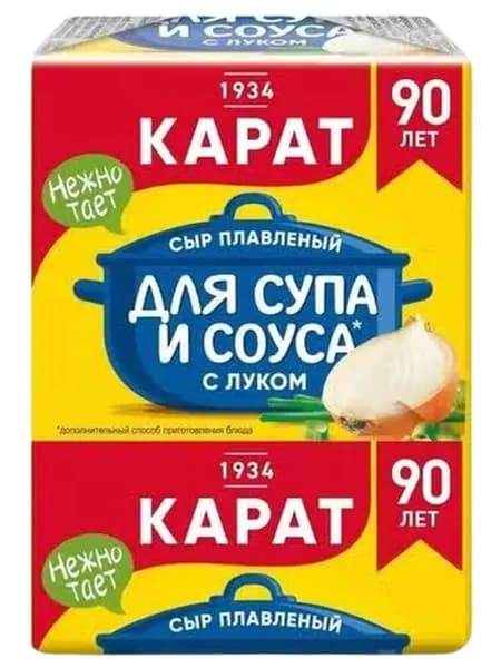 Сыр плавленый Карат с луком 55% 90 г
