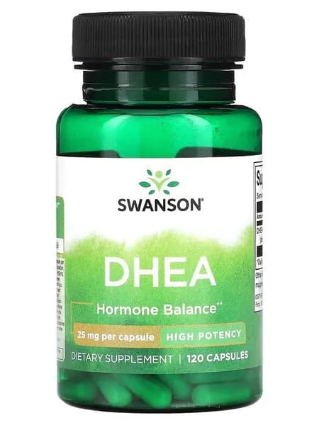 ДГЭА (дегидроэпиандростерон) Swanson DHEA 25 мг 120 капсул
