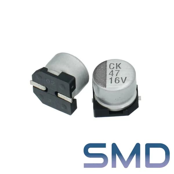 47мкФ 16В / SMD / 6,3x5,5 / 105 С / конденсатор электролитический (10шт)
