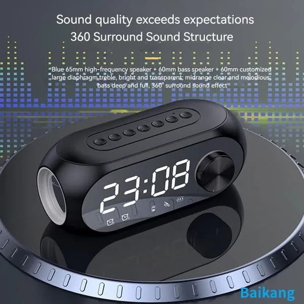 Bluetooth-колонка S8 с RGB-подсветкой, мощным басом и встроенным аккумулятором