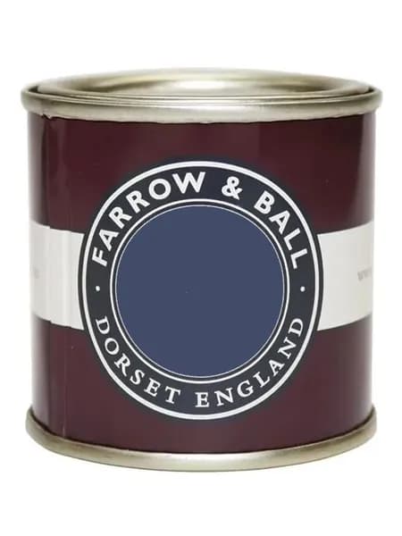 Краска для мебели и декора ультраматовая, меловая краска Farrow & Ball Estate Emulsion цвет 9919 Serge, 100 мл