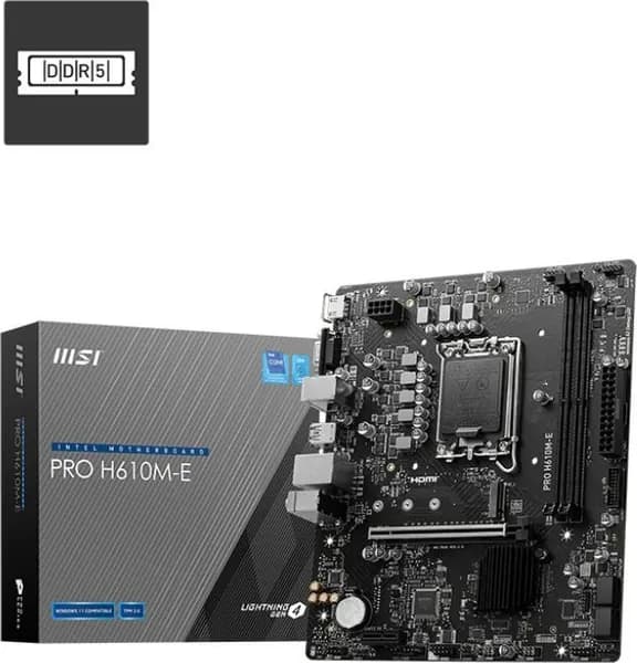 MSI PRO H610M-E DDR5, LGA 1700, DDR5, Материнская плата