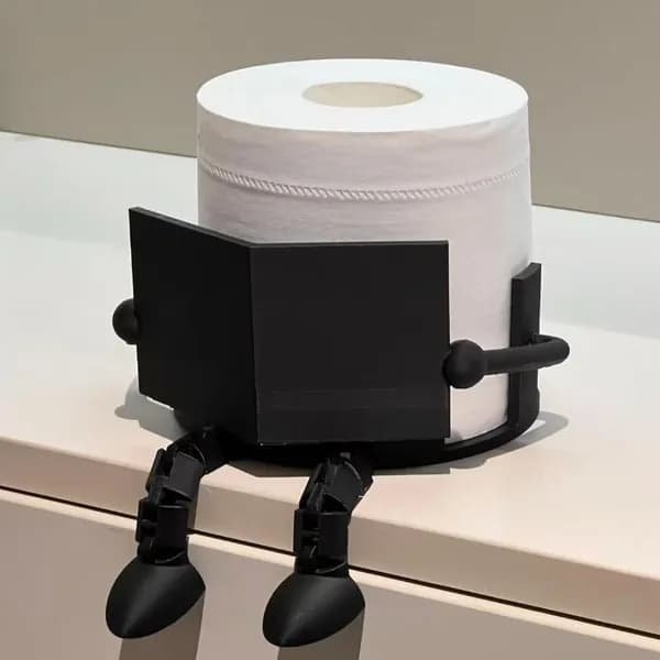 3D-печать декоративная стойка для туалетной бумаги / держатель для рулона / интерьерный акцент в ванную и гостиную