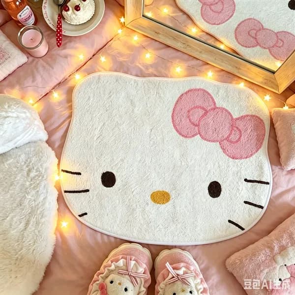 Коврик придверный hello kitty 40x60 см