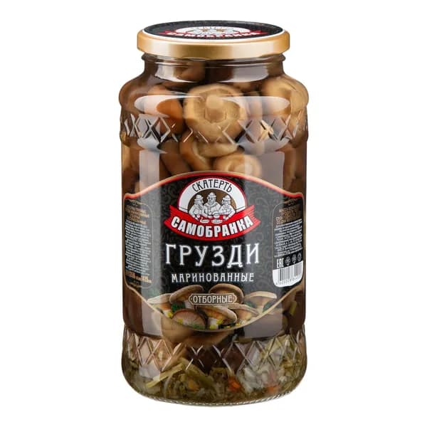 Грузди Скатерть-Самобранка маринованные 1,415 кг