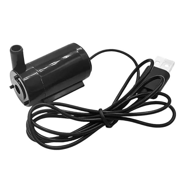 Бесшумные погружные насосы, чёрные горизонтальные с USB