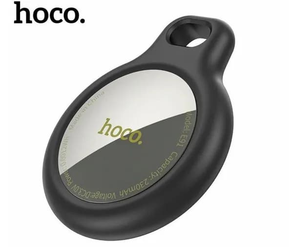 HOCO E91 GPS-трекер маячок брелок AirTag ( для iPhone) для автомобиля, ключей, животных, одежды черный