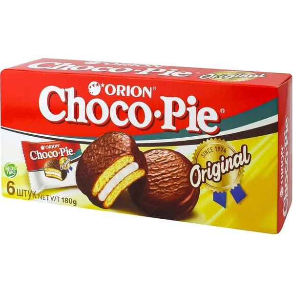 Пирожные Orion Choco Pie 30 г х 6 шт
