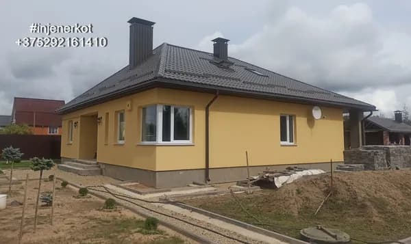 Проект дома 215м2 из газоблока с мансардным этажом