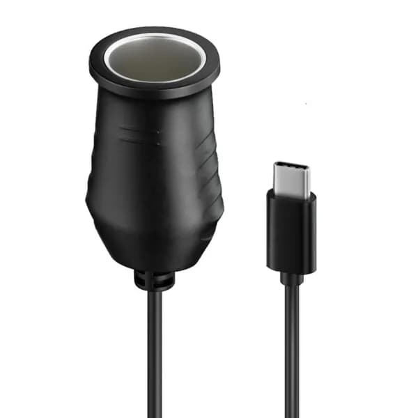 USB-C-адаптер 65 Вт для прикуривателя, 50cm