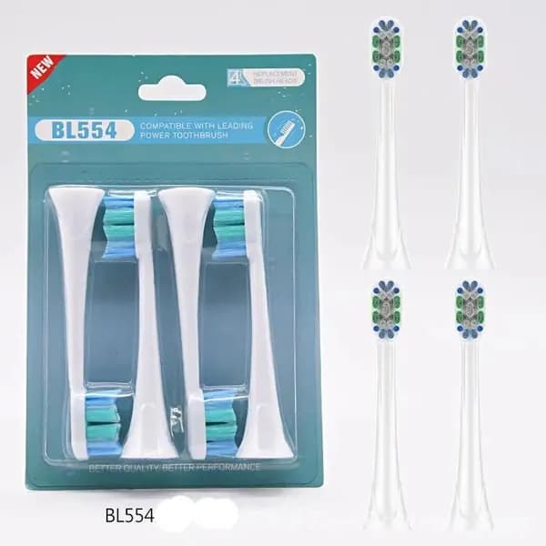 Насадки Для Электрической Зубной Щетки, Совместимые С Philips Sonicare (4шт)