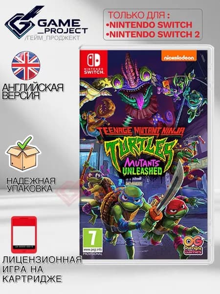 Игра Teenage Mutant Ninja Turtles: Mutants Unleashed (Nintendo Switch, Английская версия)