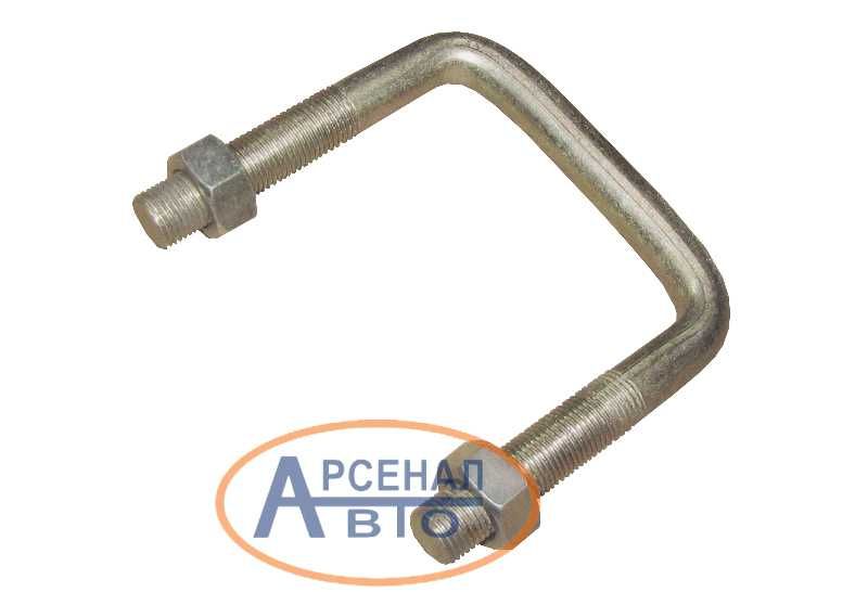 Стремянка ушка рессоры МАЗ передней L 94 м16х1, 5 с гайками 500-2912024