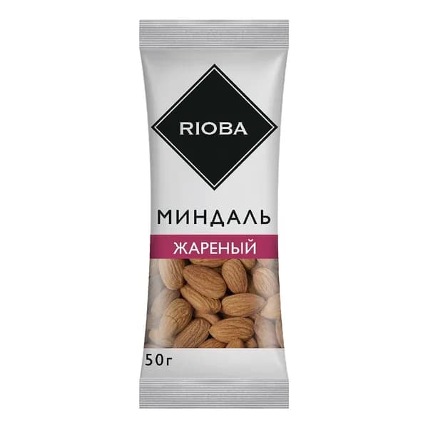 Миндаль Rioba жареный соленый 50 г