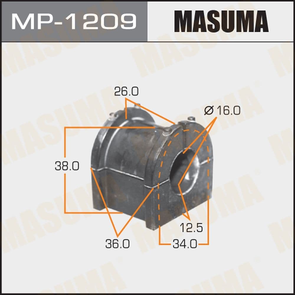 Втулка стабилизатора заднего ддя Mitsubishi ASX GA 10-16 MP-1209 MASUMA