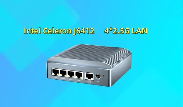 SZBOX Мини-ПК (Intel Celeron J6412, RAM 8 ГБ, SSD 1024 ГБ, Intel Graphics, Windows), серебристый