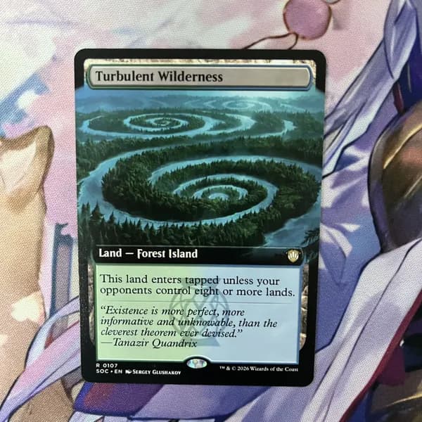 Кастомные прокси-карты высокого качества, MTG PROXY CARDS фойловые карты не, стандартный размер Turbulent Wilderness 107