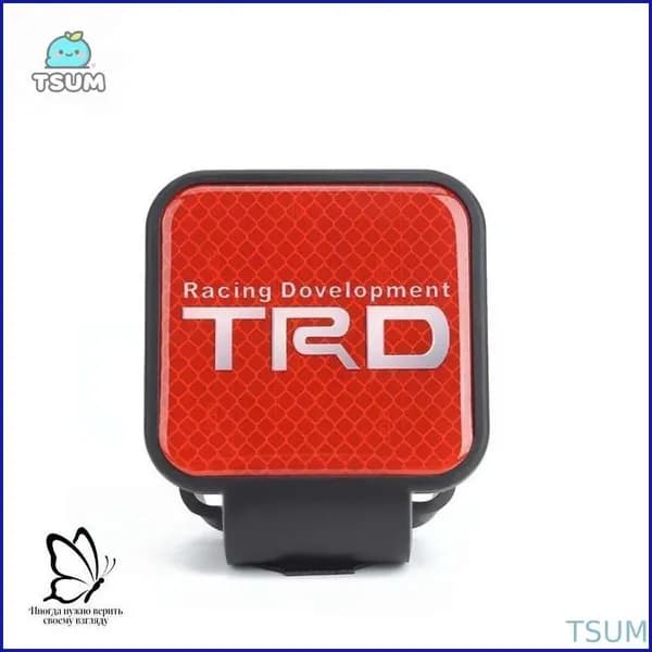 Эксклюзивный держатель с резиновой заглушкой 50х50 мм для фаркопа TRD