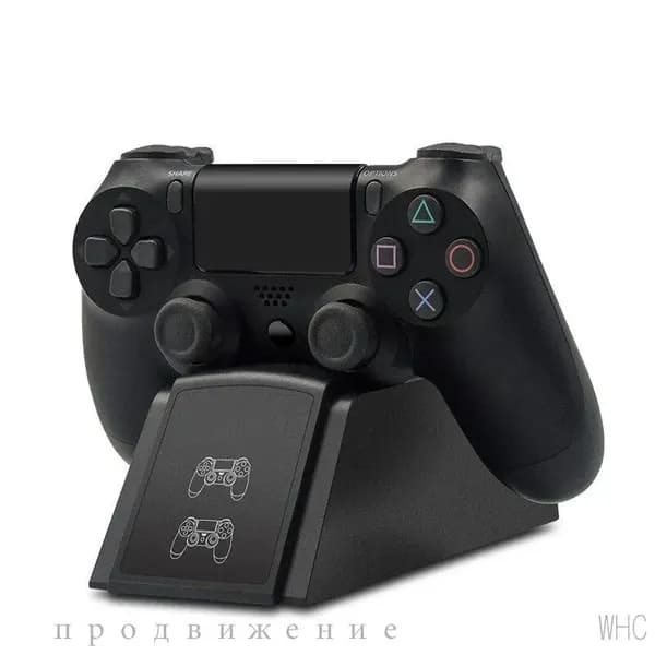 Зарядное устройство контроллера PS4 станция для 2-х геймпадов