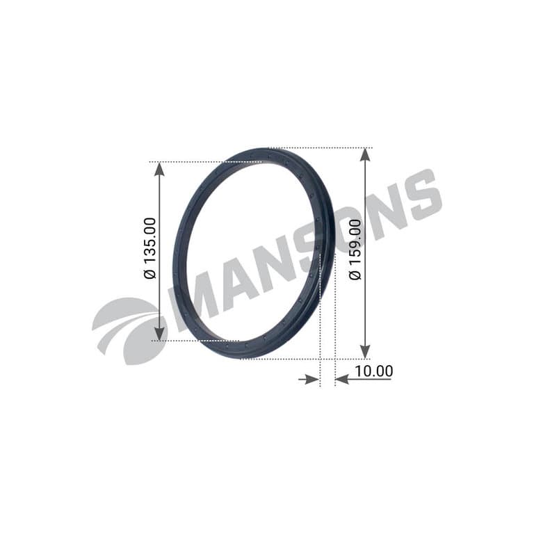 Сальник ступицы BPW 135х157,5х8/10,5 ECO 12т.